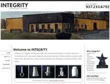 Tablet Screenshot of integrity-mfg.com